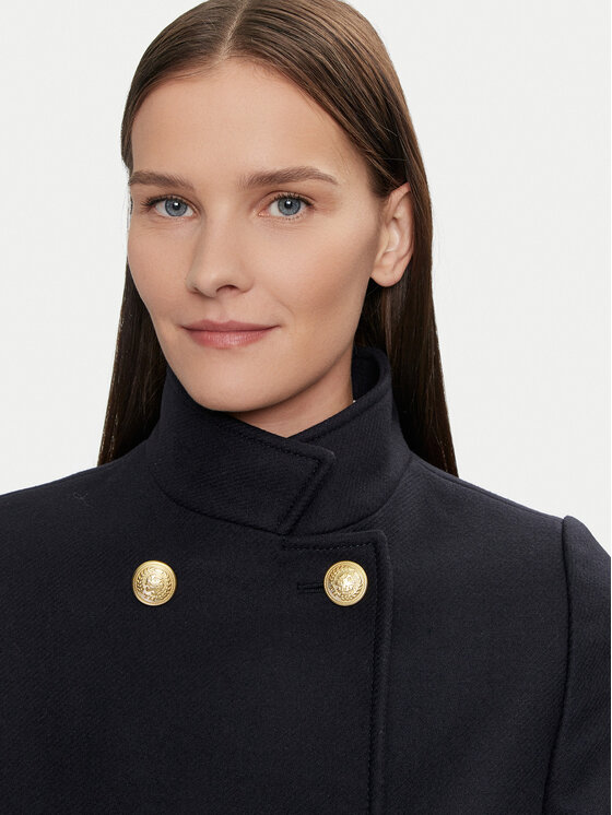 Tommy Hilfiger Tommy Hilfiger Вовняне пальто WW0WW42732 Cиній Regular Fit