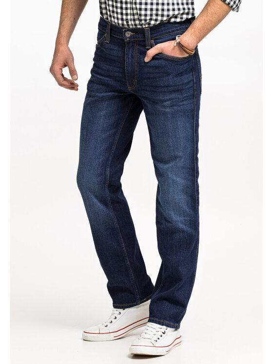 Mustang Mustang Jeansy TRAMPER TAPERED Niebieski Slim Fit