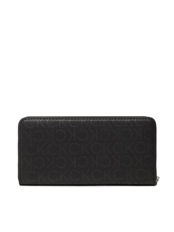 Calvin Klein Calvin Klein Piniginė Ck Must Z/A Wallet Lg Epi Mono K60K610656 Juoda