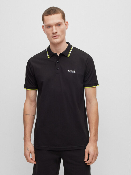 Boss Polo 50469094 Crna Regular Fit