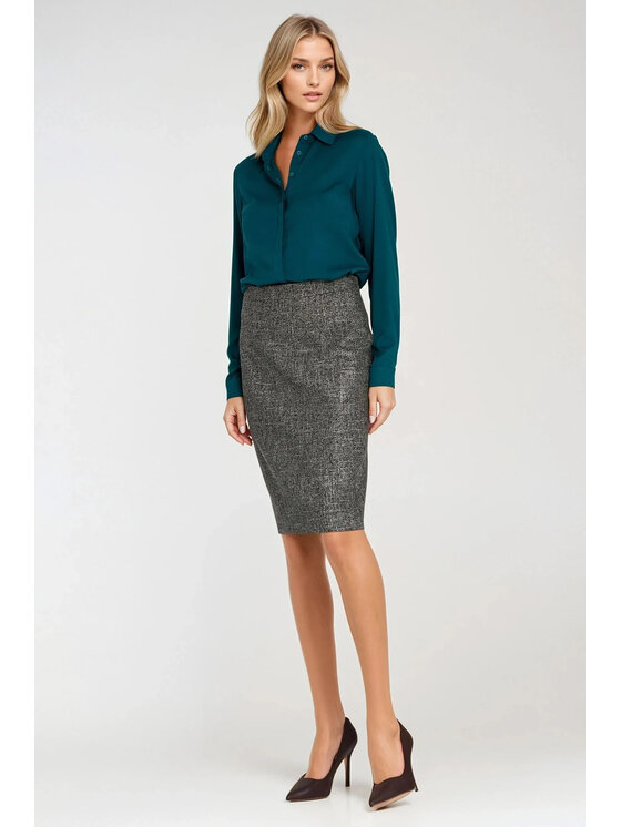 NIFE NIFE Halenka B205 Zelená Regular Fit