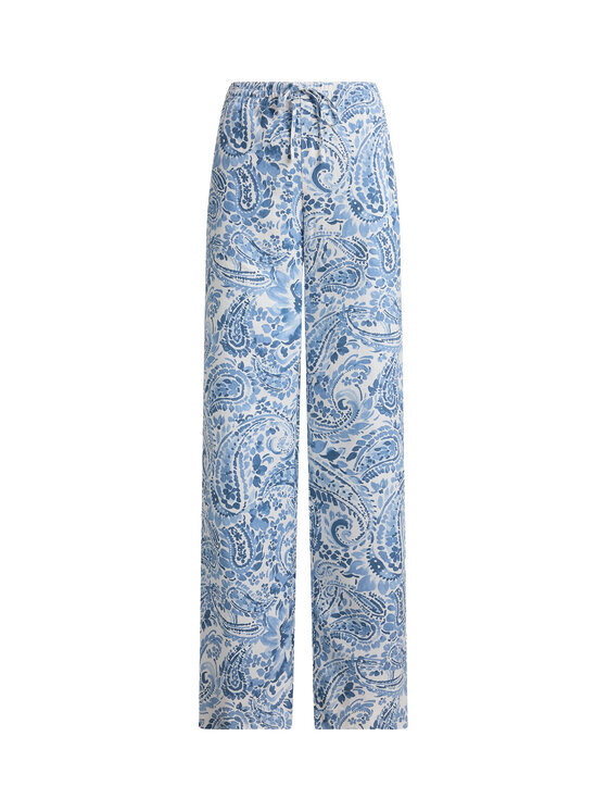 LAUREN RALPH LAUREN LAUREN RALPH LAUREN Текстилни панталони 200P08927001 Светлосин Wide Leg