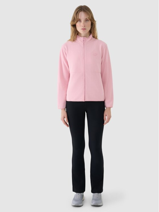 4F 4F Felpa di pile 4FWSS25TFLEF322-56S Rosa Regular Fit
