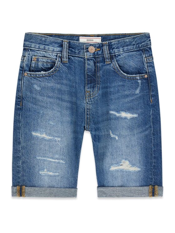 Guess Kids Guess Kids Spodnie materiałowe 181436 Niebieski Regular Fit