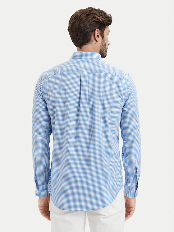 Tommy Hilfiger Tommy Hilfiger Košile Poplin MW0MW43319 Modrá Regular Fit