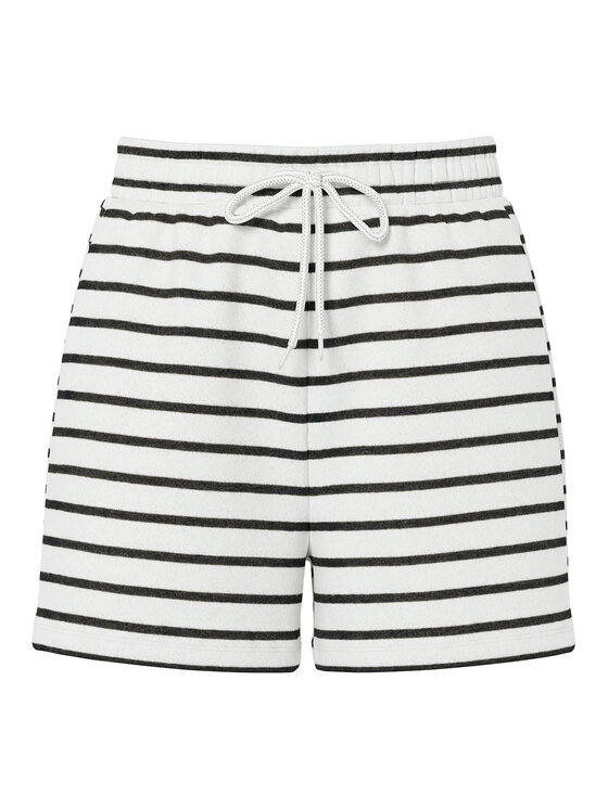 Pieces Pieces Pantaloni scurți sport Chilli 17146889 Alb Regular Fit