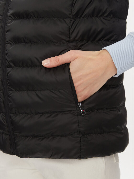 Tommy Hilfiger Tommy Hilfiger Безрукавка Global Stripe WW0WW42051 Чорний Regular Fit