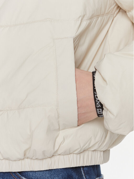 Tommy Jeans Tommy Jeans Bunda pro přechodné období DW0DW17238 Béžová Regular Fit