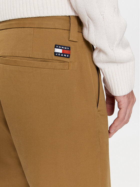Tommy Jeans Tommy Jeans Παντελόνι chino DM0DM17680 Καφέ Tapered Fit