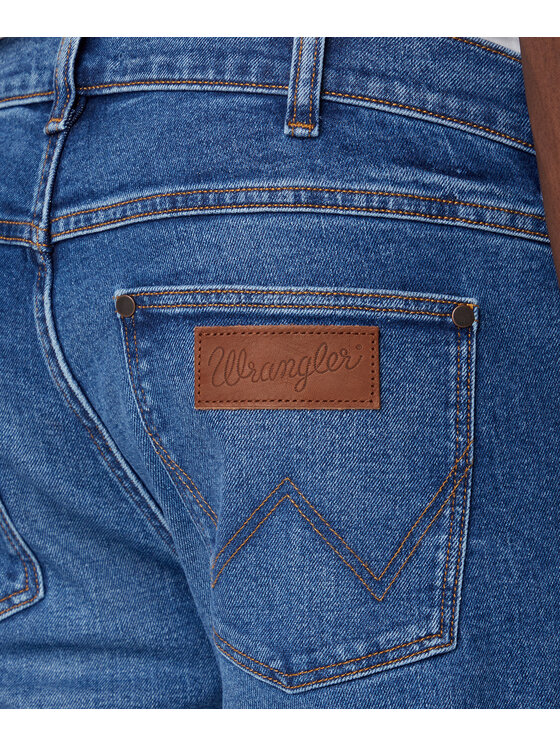 Wrangler Wrangler Jeansy GREENSBORO Niebieski Straight Fit