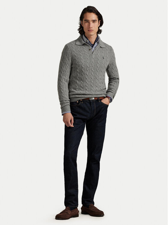 Polo Ralph Lauren Polo Ralph Lauren Svetr 710974165002 Šedá Regular Fit