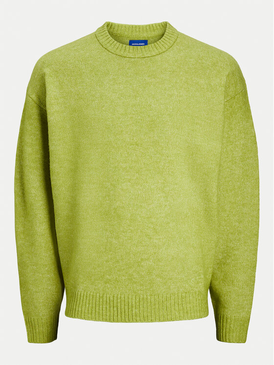Jack&Jones Jack&Jones Džemperis Rollie 12215468 Zaļš Relaxed Fit