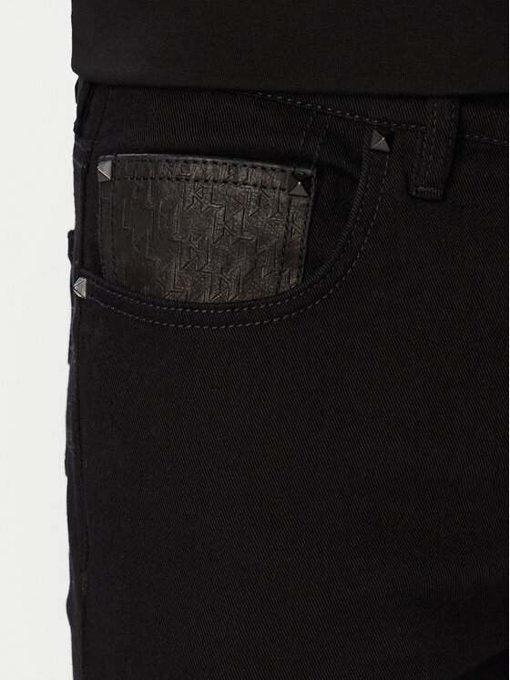 KARL LAGERFELD KARL LAGERFELD Jeansy 265518 564859 Czarny Tapered Fit
