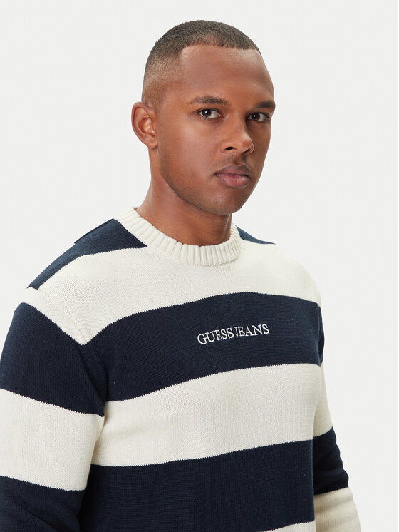 Guess Jeans Guess Jeans Пуловер M4BR37 Z3HM1 Екрю Regular Fit