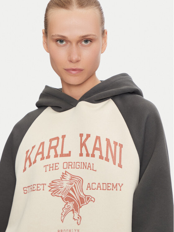 Karl Kani Karl Kani Majica dugih rukava Street Academy 61210023 Bež Regular Fit