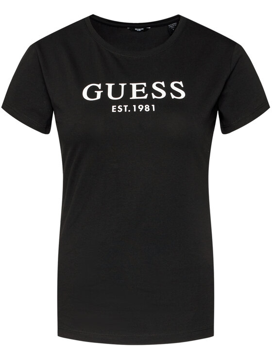Guess Guess Majica O0BI02 J1311 Črna Slim Fit