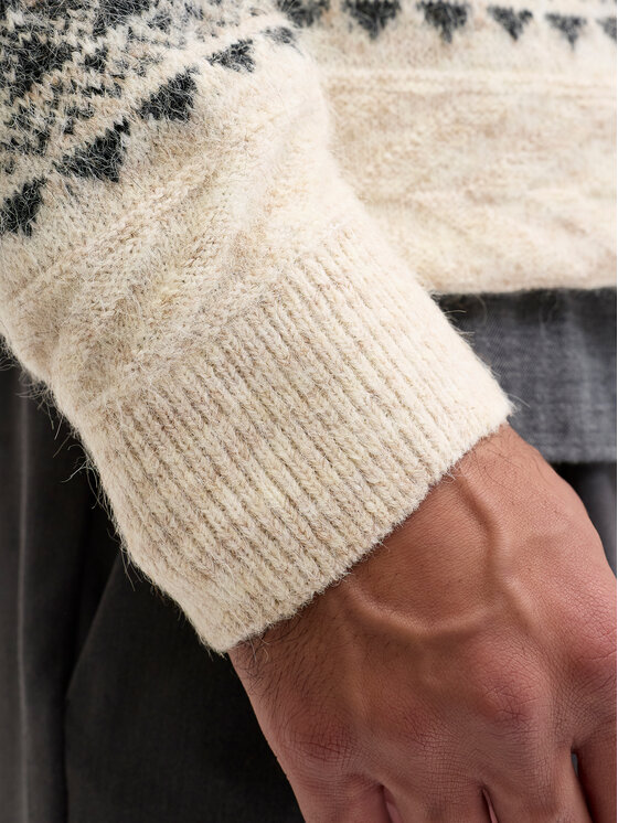 Jack & Jones Jack & Jones Megztinis Blumax 12286244 Smėlio Relaxed Fit