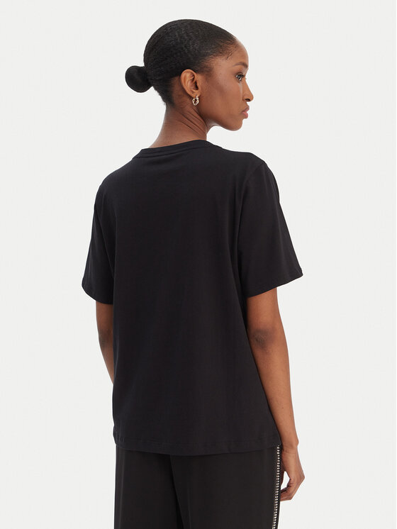 Liu Jo Sport Liu Jo Sport T-krekls TA6265 JS923 Melns Regular Fit