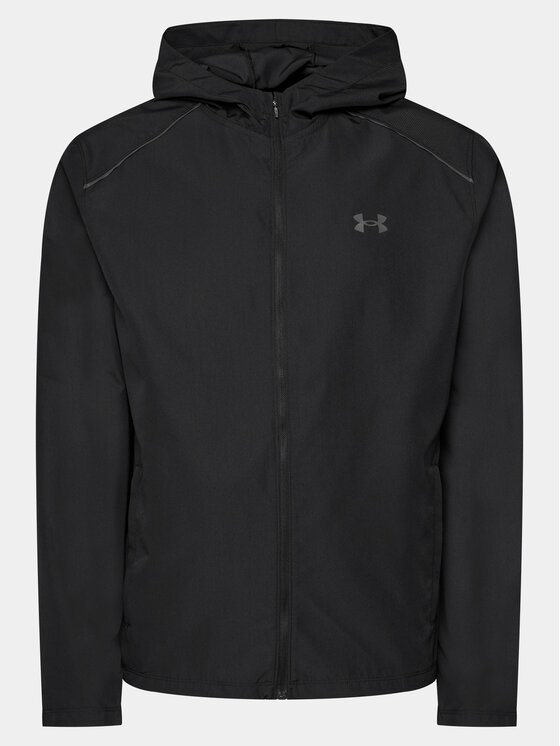 Under Armour Under Armour Geacă pentru alergare Ua Storm Run Hooded Jacket 1376795-001 Negru Fitted Fit