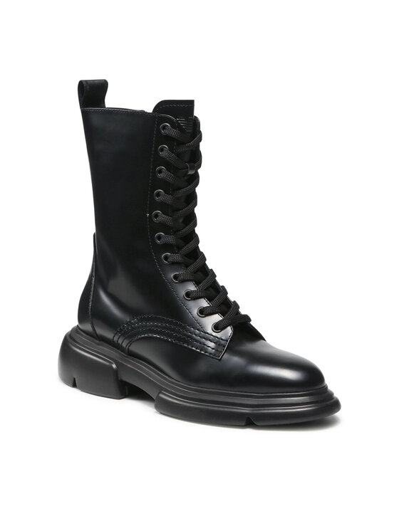 Emporio Armani Emporio Armani Botki X3N155 XF594 00002 Czarny