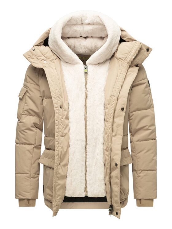Stone Harbour Stone Harbour Kurtka zimowa Lauroo Beżowy Regular Fit
