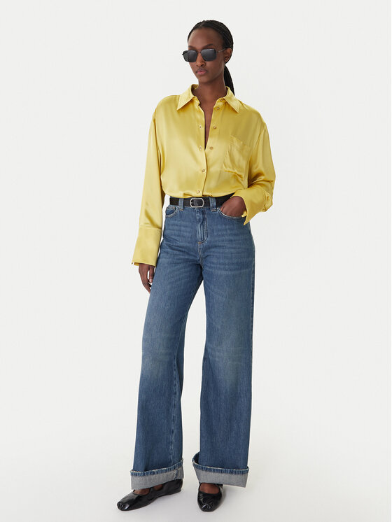 MAX&Co. MAX&Co. Hemd Angri 2616111061200 Gelb Regular Fit