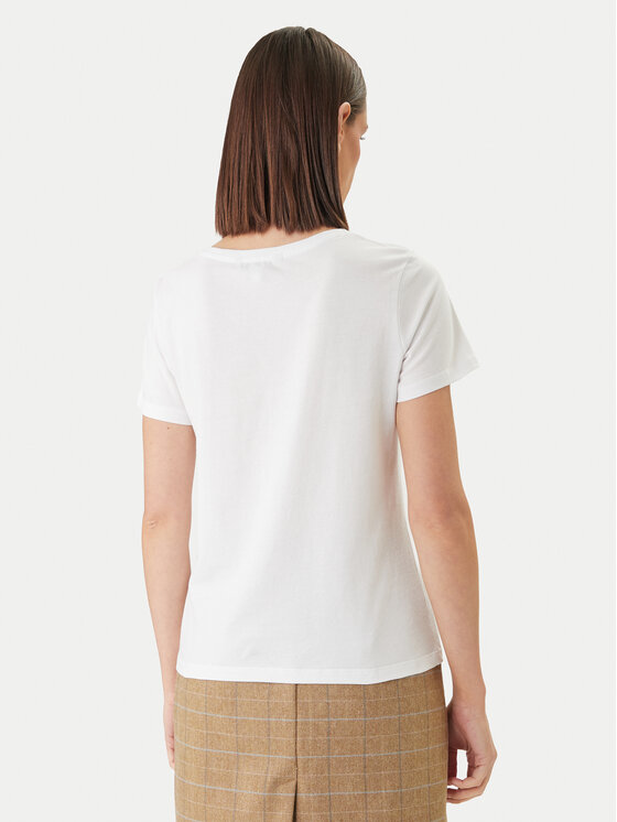 Barbour Barbour T-Shirt Brambles LTS0712WH11 Weiß Regular Fit