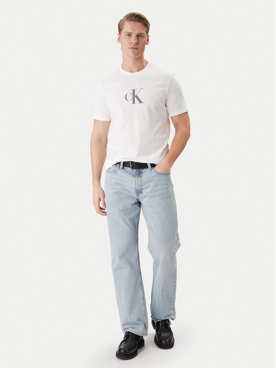 Calvin Klein Calvin Klein Tričko LV04RF853G Biela Regular Fit