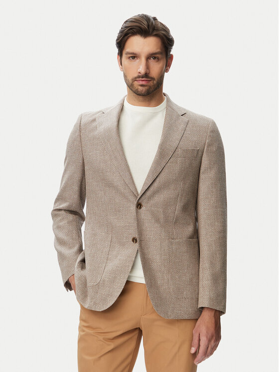 BOSS Sacou H-Huston 50567488 Bej Slim Fit