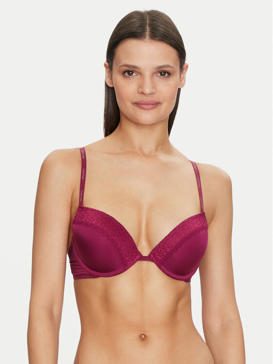 Calvin Klein Underwear Grudnjak Push-up 000QF5145E Ljubičasta