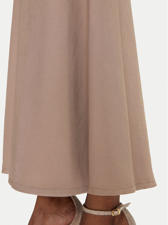 ONLY ONLY Maxi suknja Chigo 15338282 Bež Regular Fit