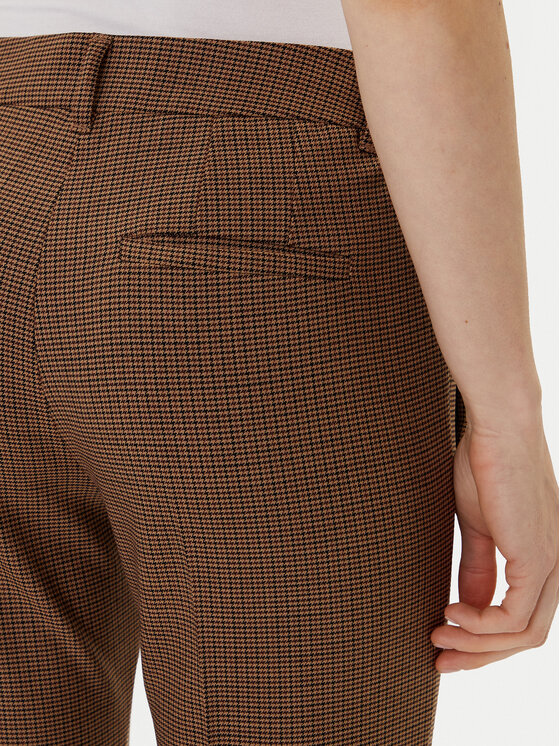 Marella Marella Chino hlače Opaco 2523136101 Rjava Slim Fit