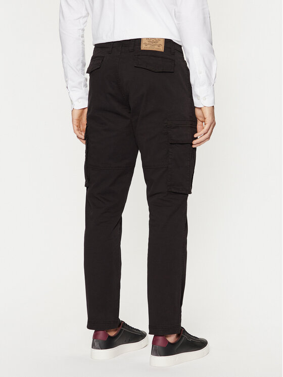 Aeronautica Militare Aeronautica Militare Hlače 242PA1632CT3399 Crna Tapered Fit