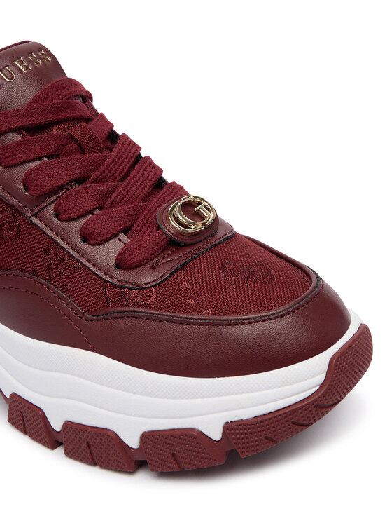 Guess Guess Sneakersy FLFBRT ELE12 Bordó