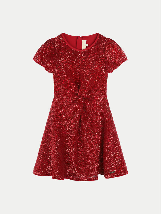 MICHAEL KORS KIDS MICHAEL KORS KIDS Sukienka elegancka R30168 M Czerwony Regular Fit