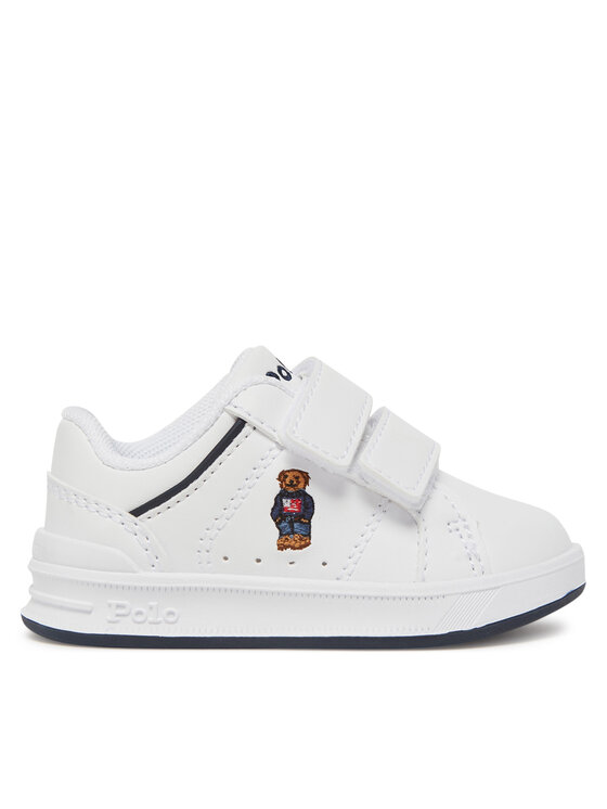 Sneakers Polo Ralph Lauren Heritage Court IV Ezz Bear RL02931101 Alb