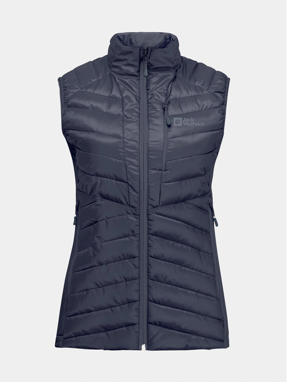 Jack Wolfskin Jack Wolfskin Αμάνικο Μπουφάν Routeburn Pro Ins Vest 1207202 Γκρι Slim Fit