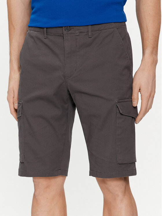 Tommy Hilfiger Tommy Hilfiger Шорти от плат John Cargo 1985 MW0MW31244 Сив Regular Fit