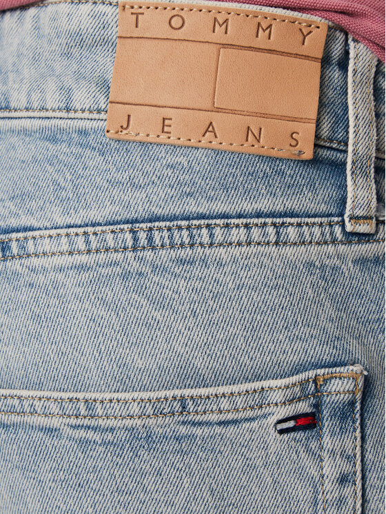 Tommy Jeans Tommy Jeans Džínové šortky Scanton DM0DM22977 Světle modrá Slim Fit