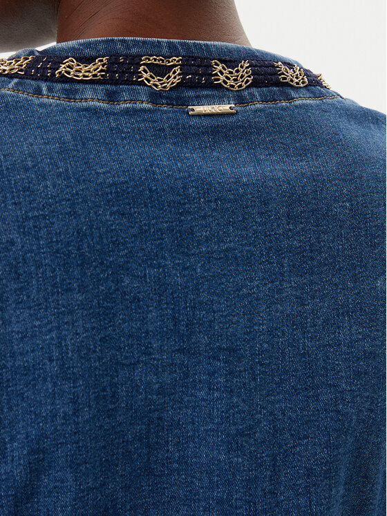 Liu Jo Liu Jo Jeans jakna UA5135 D4448 Modra Regular Fit