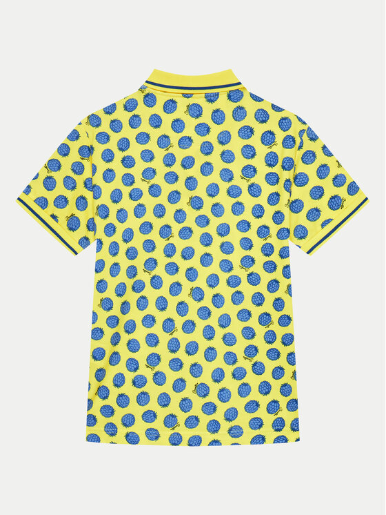 United Colors Of Benetton United Colors Of Benetton Polo 361YC301H Žuta Regular Fit