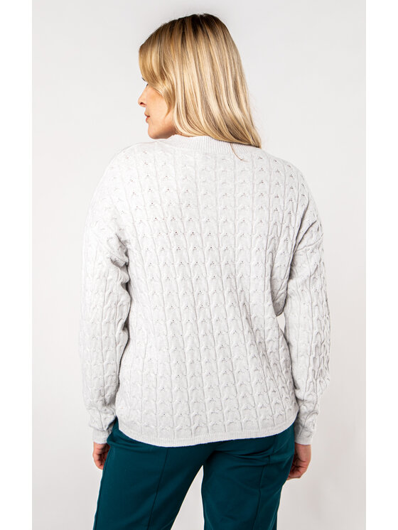 QUIOSQUE QUIOSQUE Svetr Quiosque 6RS009230 Šedá Regular Fit