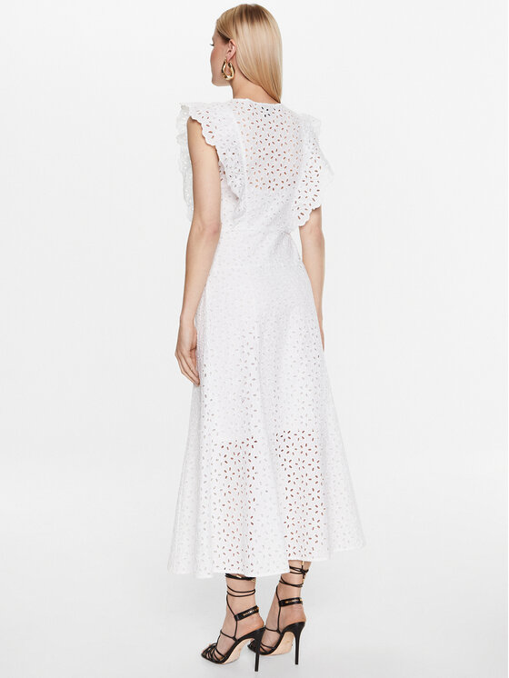 PINKO Pinko Rochie de zi 100912 A0Q4 Alb Regular Fit