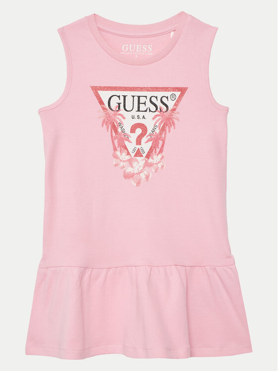 Guess Guess Haljina za svaki dan K4RK23 KA6W4 Ružičasta Regular Fit