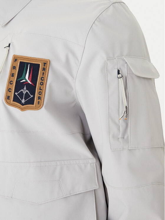 Aeronautica Militare Aeronautica Militare Bomber stila jaka 261AB3049UCT04290 Bēšs Regular Fit