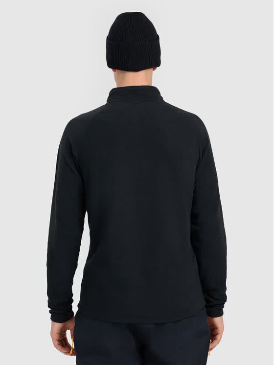 4F 4F Felpa di pile UFLEM065-ACAPU633-Paczka-20S Nero Authentic Slim Fit