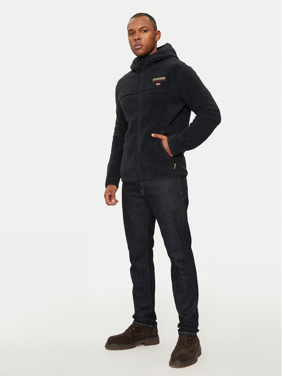 Napapijri Napapijri Felpa di pile T-Tynik NP0A4IA8 Nero Regular Fit