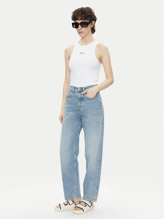 Pepe Jeans Pepe Jeans Traperice PL204739 Plava Loose Fit