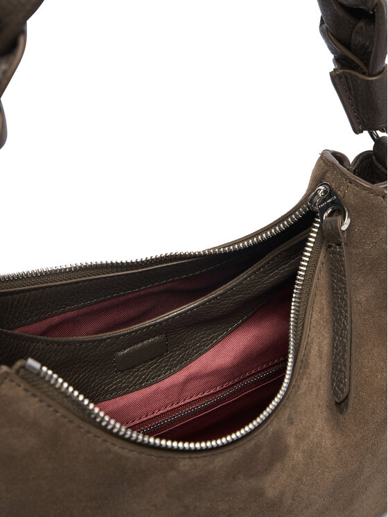 Coccinelle Coccinelle Ročna torba P6P Boheme Suede Bimaterial E1 P6P 13 03 01 Khaki