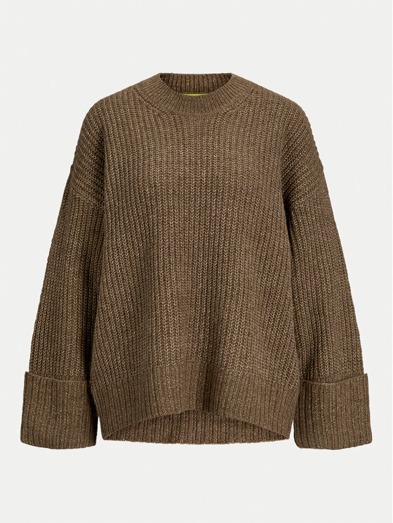 JJXX JJXX Πουλόβερ 12245453 Καφέ Relaxed Fit